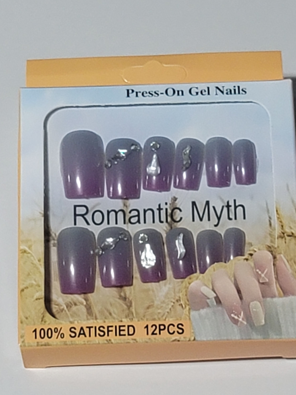 ❤️‍🔥6/$15❤️‍🔥Press-On Gel Nails - Purple Ombre Set